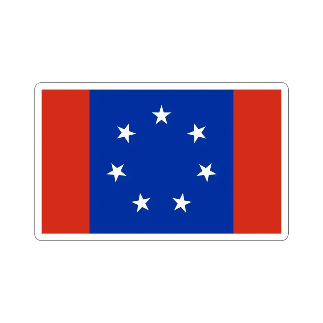 Flag of Federated States of Antarctica STICKER Vinyl Die-Cut Decal - The Sticker Space
