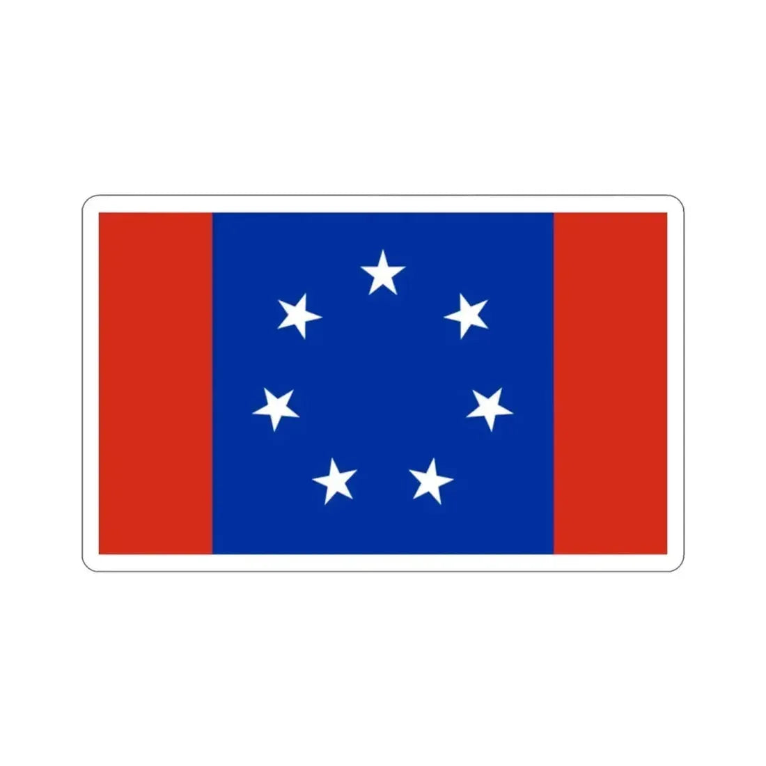 Flag of Federated States of Antarctica STICKER Vinyl Die-Cut Decal - The Sticker Space