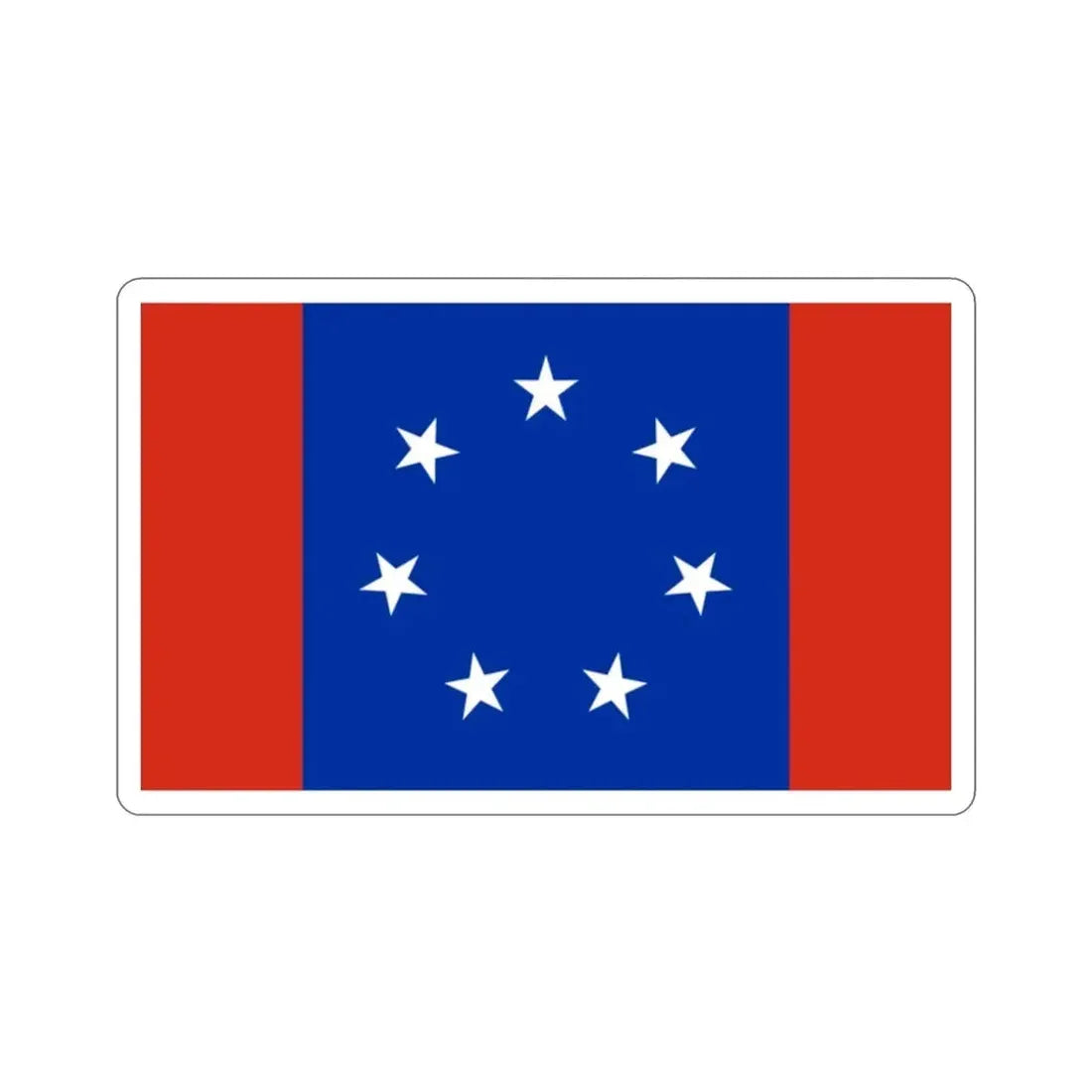 Flag of Federated States of Antarctica STICKER Vinyl Die-Cut Decal - The Sticker Space