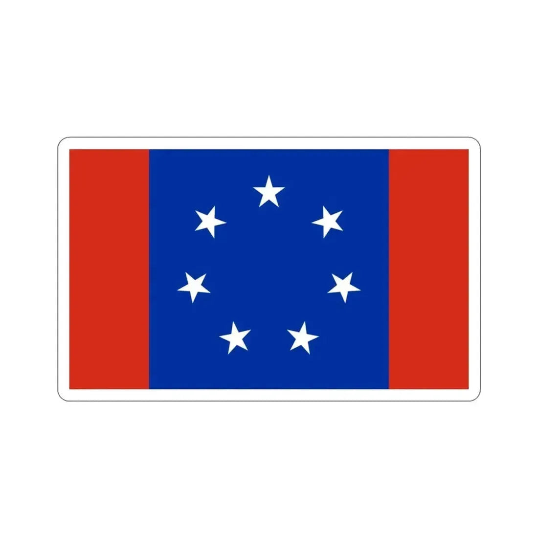 Flag of Federated States of Antarctica STICKER Vinyl Die-Cut Decal - The Sticker Space