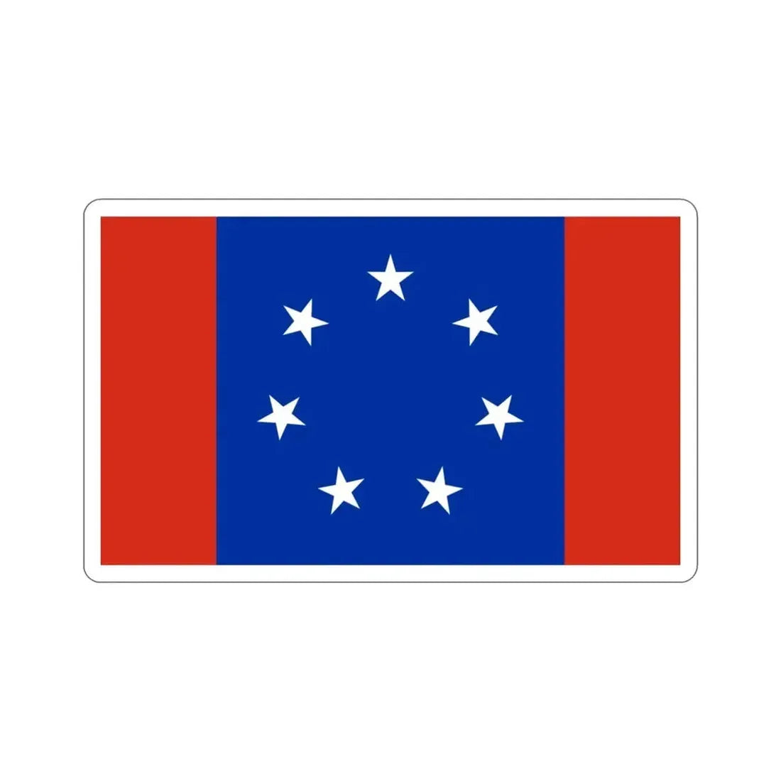 Flag of Federated States of Antarctica STICKER Vinyl Die-Cut Decal - The Sticker Space