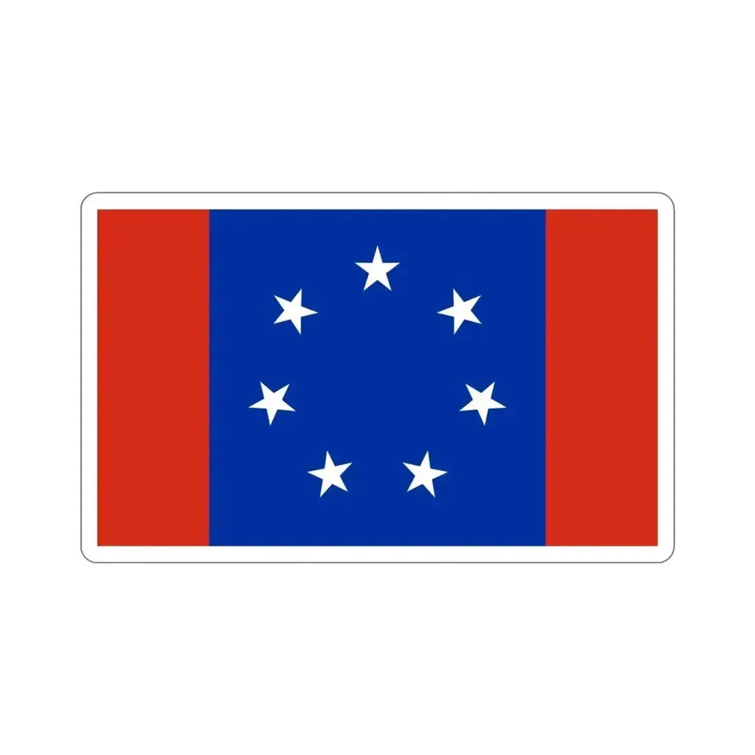 Flag of Federated States of Antarctica STICKER Vinyl Die-Cut Decal - The Sticker Space