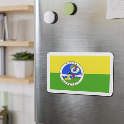 Flag of Fejér County Hungary - Die-Cut Magnet-The Sticker Space