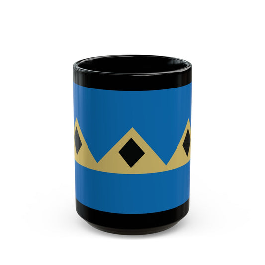 Flag of Fernie BC Canada - Black Coffee Mug-15oz-The Sticker Space