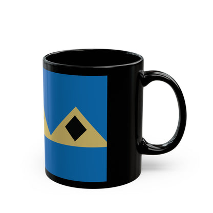 Flag of Fernie BC Canada - Black Coffee Mug-The Sticker Space