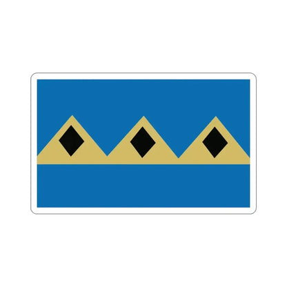 Flag of Fernie BC Canada STICKER Vinyl Die-Cut Decal 3 Inch - The Sticker Space