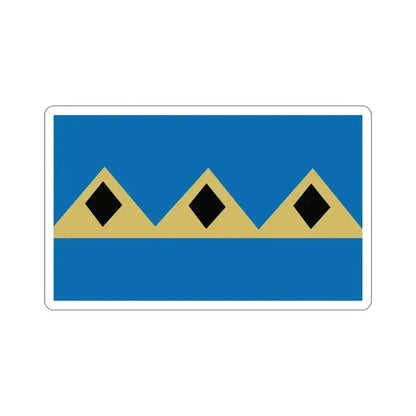 Flag of Fernie BC Canada STICKER Vinyl Die-Cut Decal 4 Inch - The Sticker Space