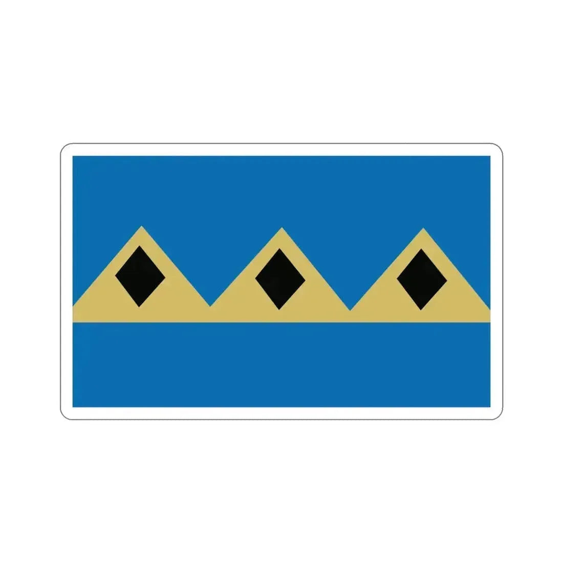 Flag of Fernie BC Canada STICKER Vinyl Die-Cut Decal 5 Inch - The Sticker Space