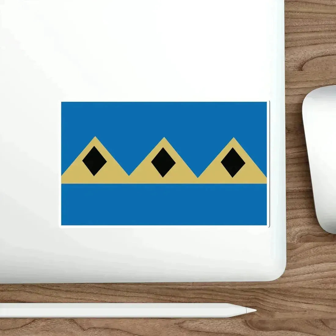 Flag of Fernie BC Canada STICKER Vinyl Die-Cut Decal - The Sticker Space