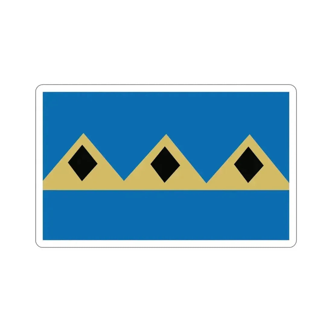 Flag of Fernie BC Canada STICKER Vinyl Die-Cut Decal - The Sticker Space