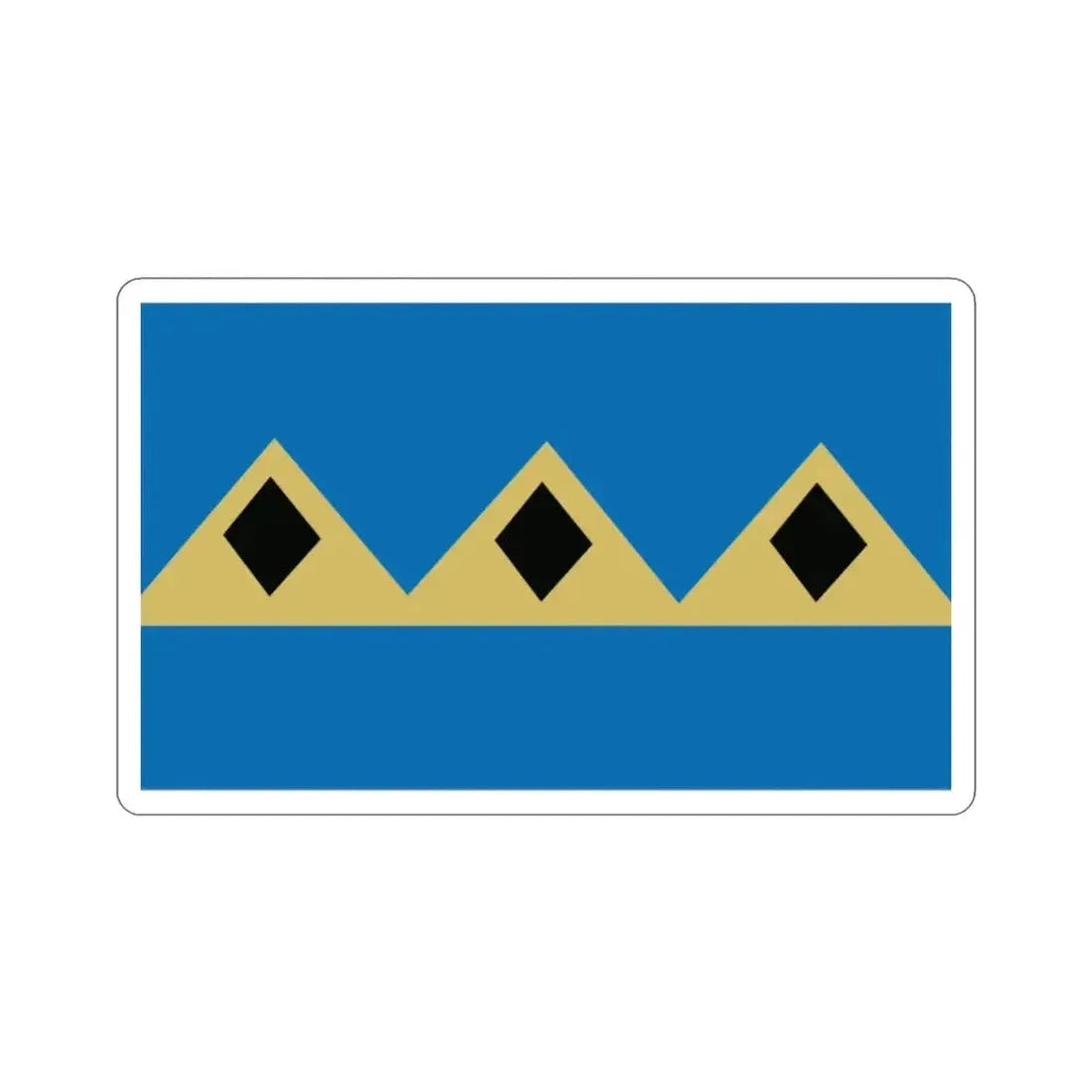 Flag of Fernie BC Canada STICKER Vinyl Die-Cut Decal - The Sticker Space
