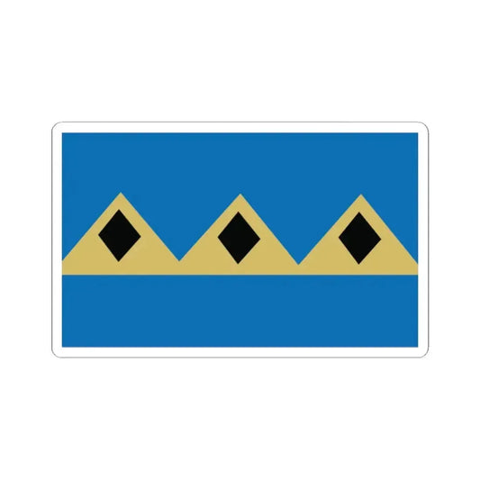 Flag of Fernie Canada (Canada) STICKER Vinyl Kiss-Cut Decal 2 Inch White - The Sticker Space