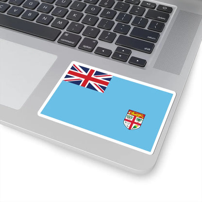 Flag of Fiji Coat of arms small (Fiji) STICKER Vinyl Kiss-Cut Decal - The Sticker Space