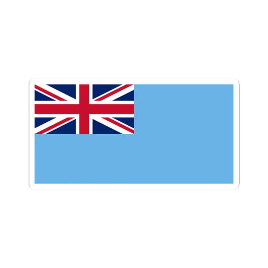 Flag of Fiji no coat of arms (Fiji) STICKER Vinyl Kiss-Cut Decal 2 Inch White - The Sticker Space