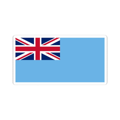 Flag of Fiji no coat of arms (Fiji) STICKER Vinyl Kiss-Cut Decal 3 Inch White - The Sticker Space