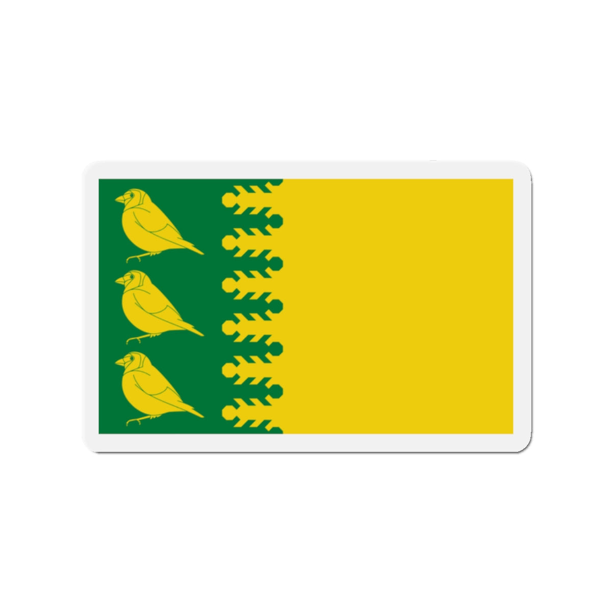 Flag of Finchfield UK - Die-Cut Magnet-2" x 2"-The Sticker Space