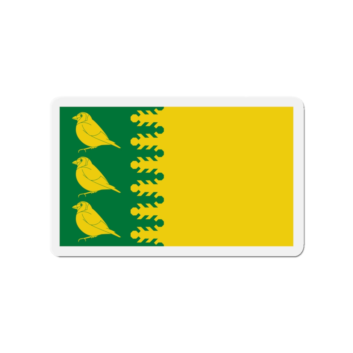 Flag of Finchfield UK - Die-Cut Magnet-3" x 3"-The Sticker Space