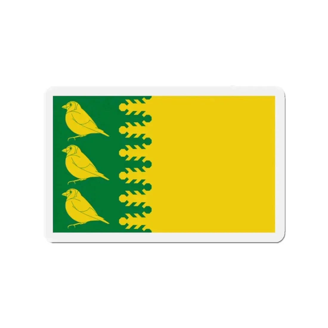 Flag of Finchfield UK - Refrigerator Magnet 2 Inch - The Sticker Space