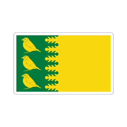 Flag of Finchfield UK - STICKER Vinyl Kiss-Cut Decal 3 Inch White - The Sticker Space