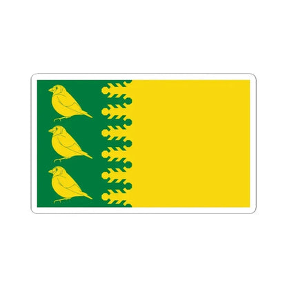 Flag of Finchfield UK - STICKER Vinyl Kiss-Cut Decal 4 Inch White - The Sticker Space