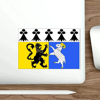 Flag of Finistère France 2 STICKER Vinyl Die-Cut Decal - The Sticker Space