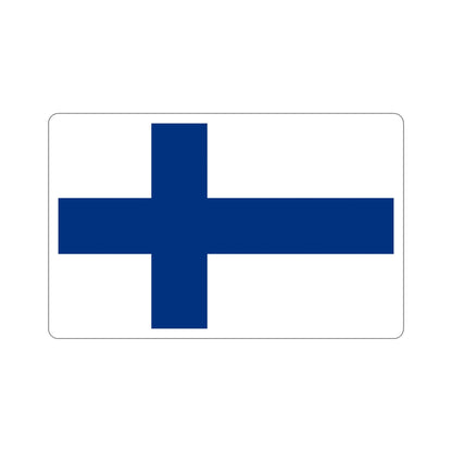 Flag of Finland STICKER Vinyl Die-Cut Decal-4 Inch-The Sticker Space