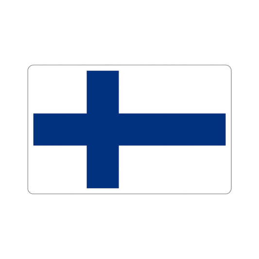 Flag of Finland STICKER Vinyl Die-Cut Decal-6 Inch-The Sticker Space