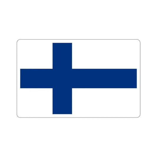 Flag of Finland STICKER Vinyl Die-Cut Decal 6 Inch - The Sticker Space