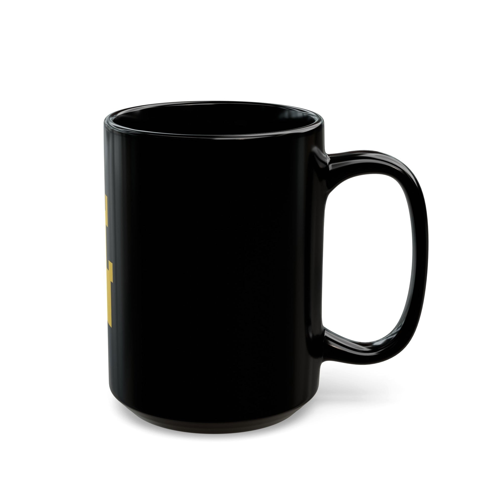 Flag of Finnmark Norway - Black Coffee Mug-The Sticker Space