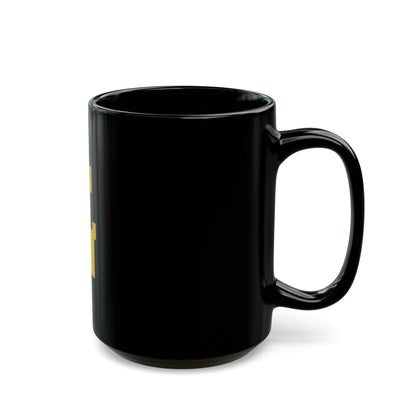 Flag of Finnmark Norway - Black Coffee Mug-The Sticker Space