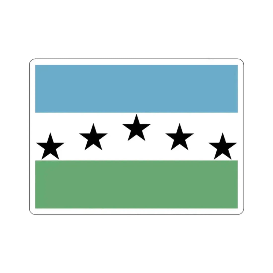 Flag of Firestone, Colorado - STICKER Vinyl Kiss-Cut Decal 2 Inch White - The Sticker Space