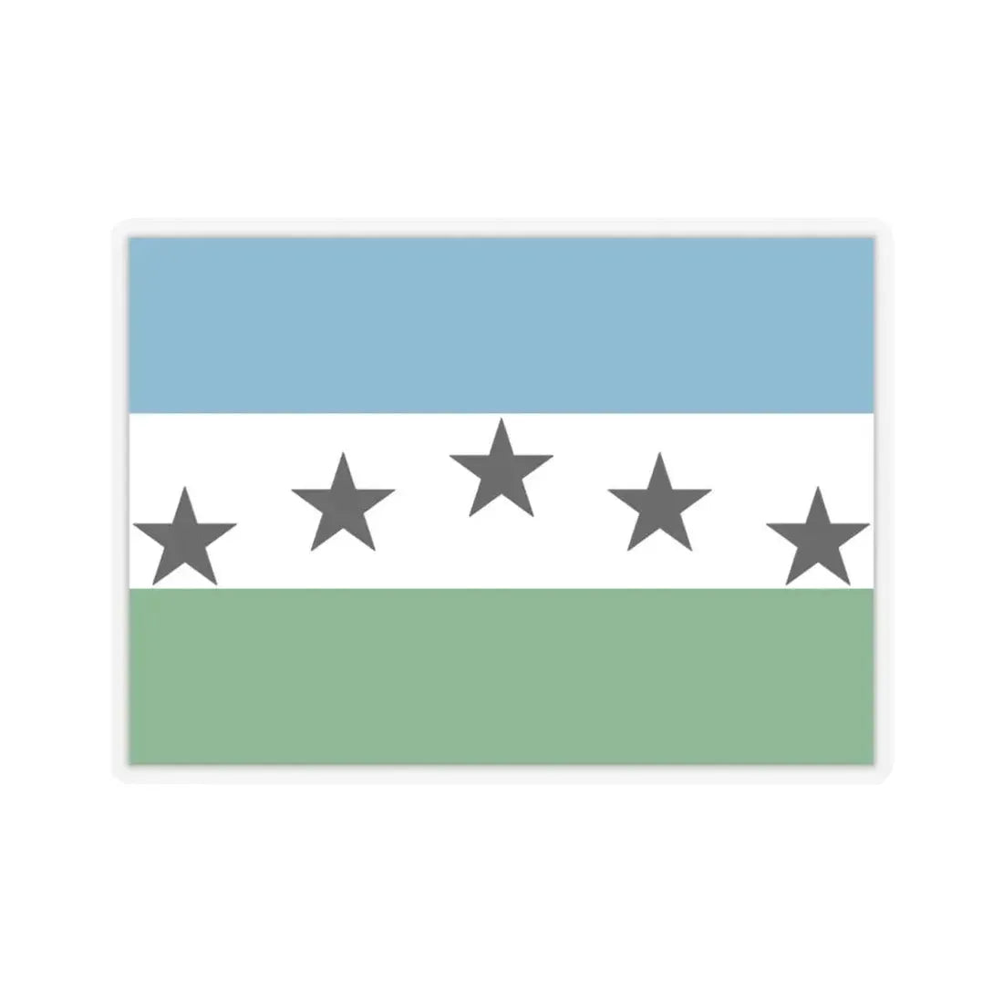 Flag of Firestone, Colorado - STICKER Vinyl Kiss-Cut Decal 3 Inch Transparent - The Sticker Space