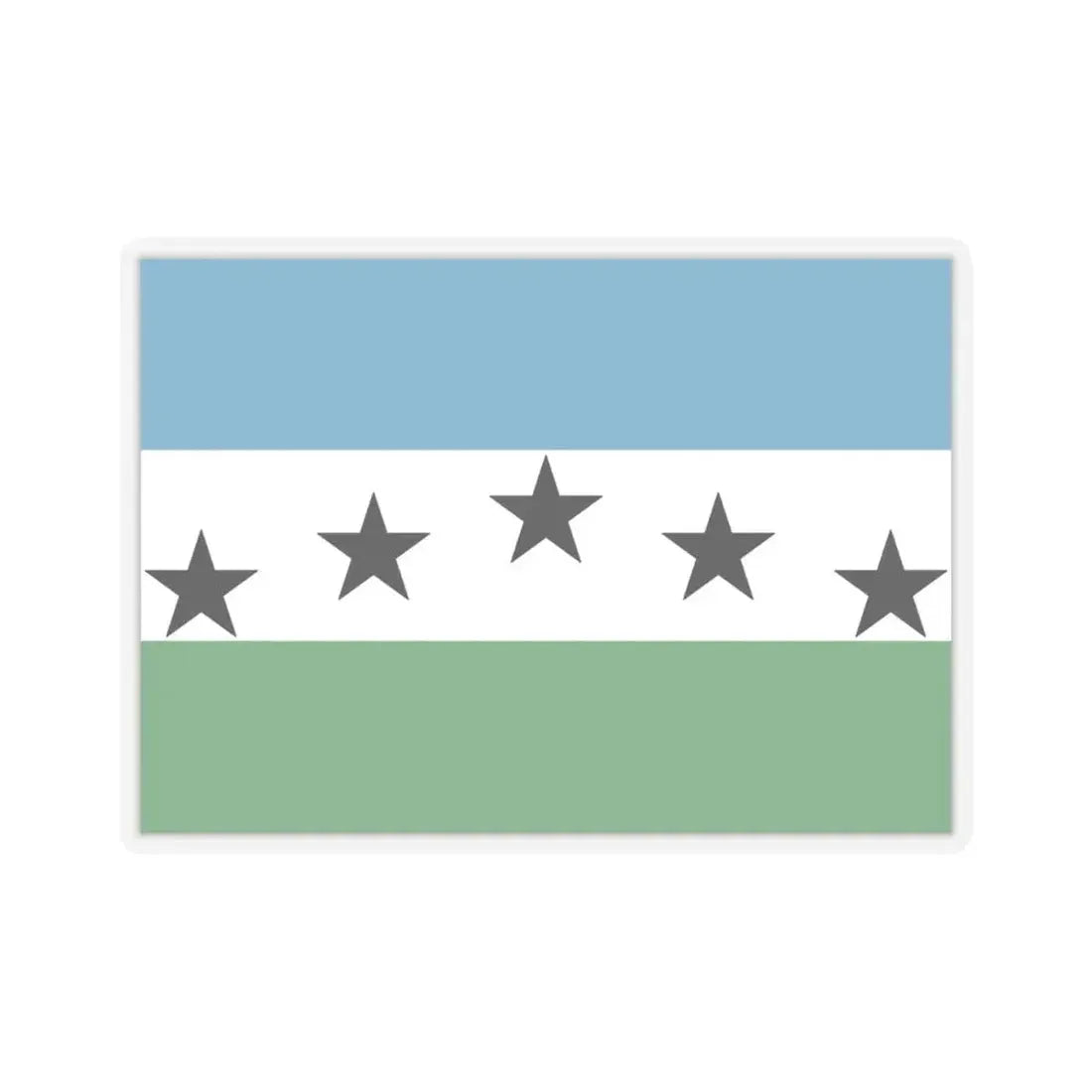 Flag of Firestone, Colorado - STICKER Vinyl Kiss-Cut Decal 4 Inch Transparent - The Sticker Space