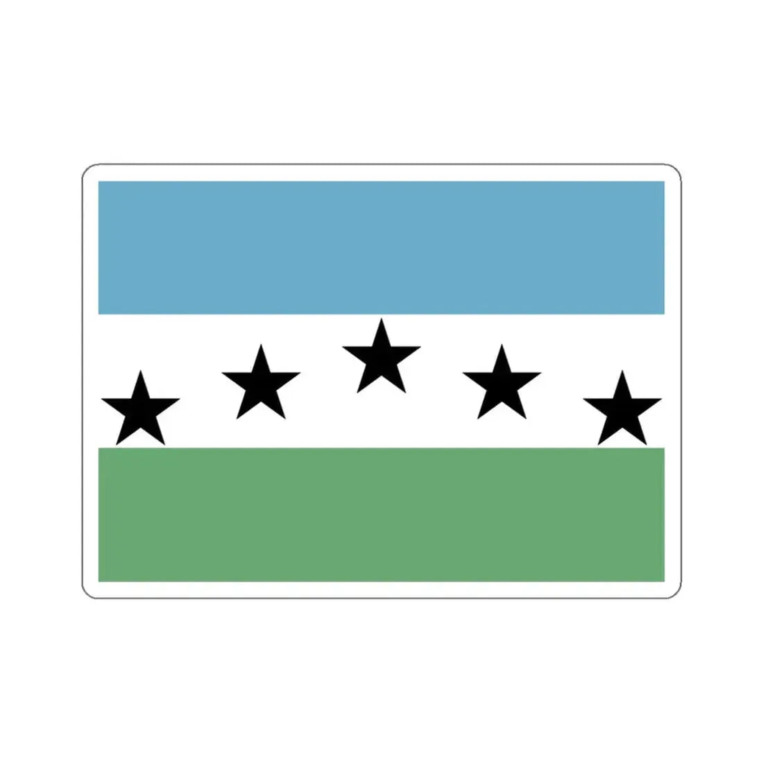 Flag of Firestone, Colorado - STICKER Vinyl Kiss-Cut Decal 4 Inch White - The Sticker Space