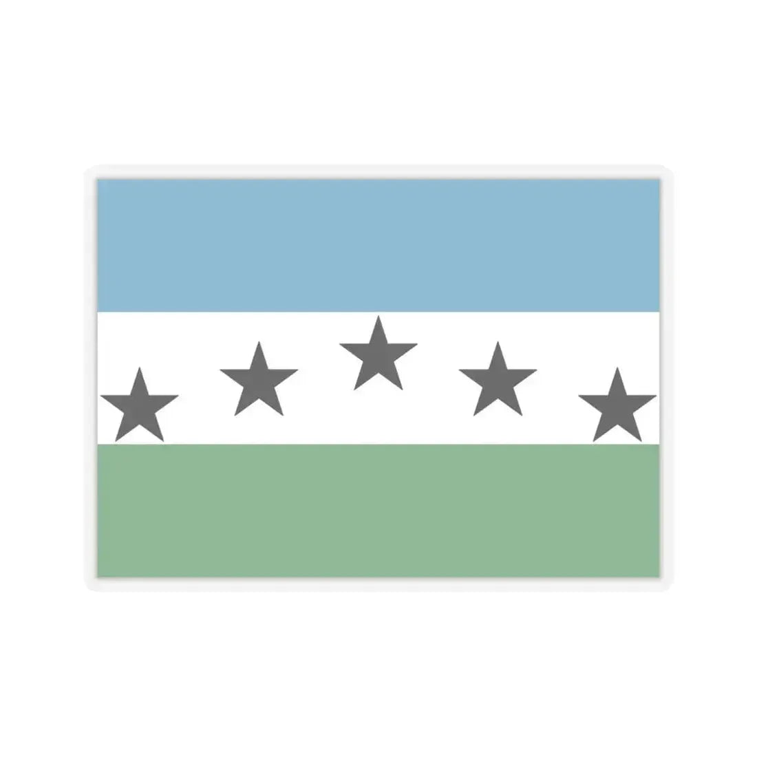 Flag of Firestone, Colorado - STICKER Vinyl Kiss-Cut Decal 6 Inch Transparent - The Sticker Space