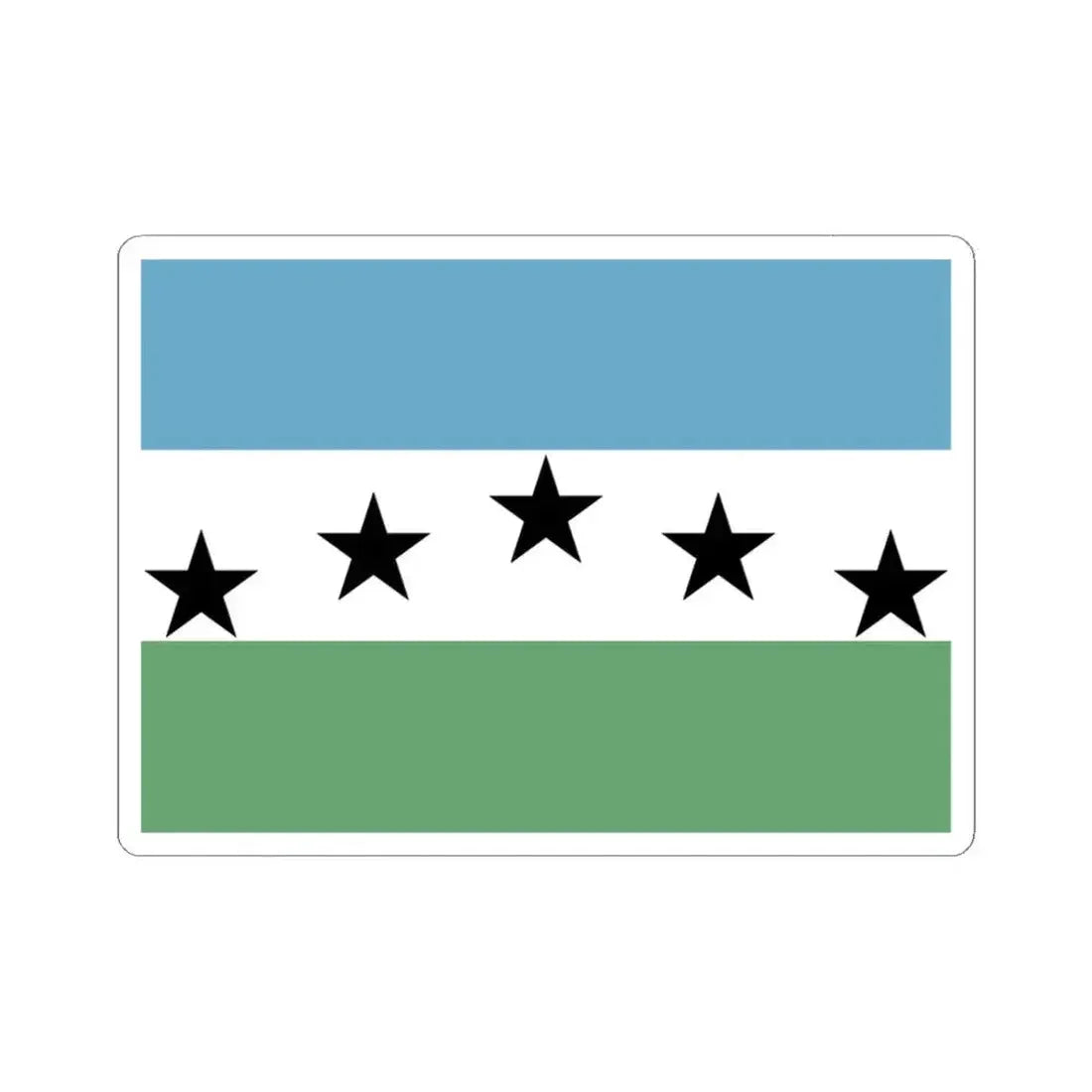 Flag of Firestone Colorado (United States) STICKER Vinyl Kiss-Cut Decal 3 Inch White - The Sticker Space