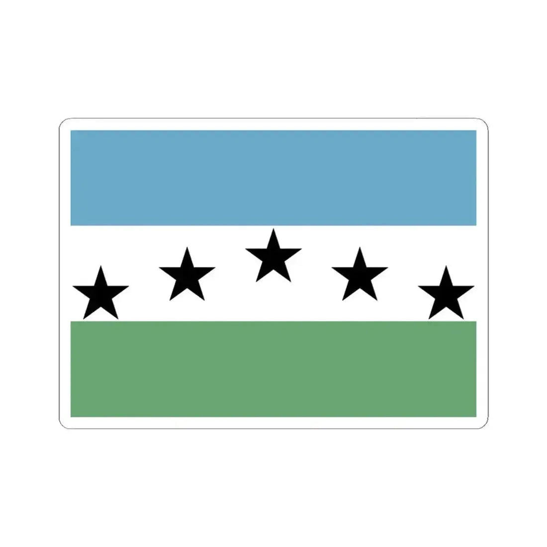 Flag of Firestone Colorado (United States) STICKER Vinyl Kiss-Cut Decal 4 Inch White - The Sticker Space