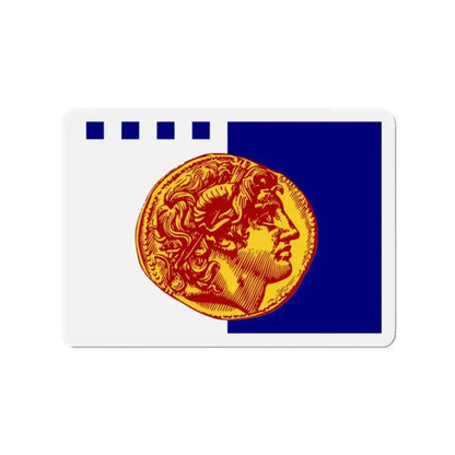 Flag of Flag of Thessaloniki Greece - Refrigerator Magnet - The Sticker Space