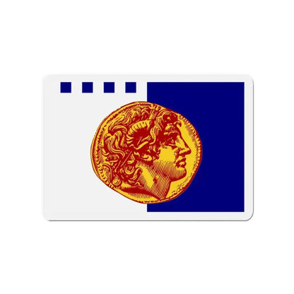 Flag of Flag of Thessaloniki Greece - Refrigerator Magnet - The Sticker Space