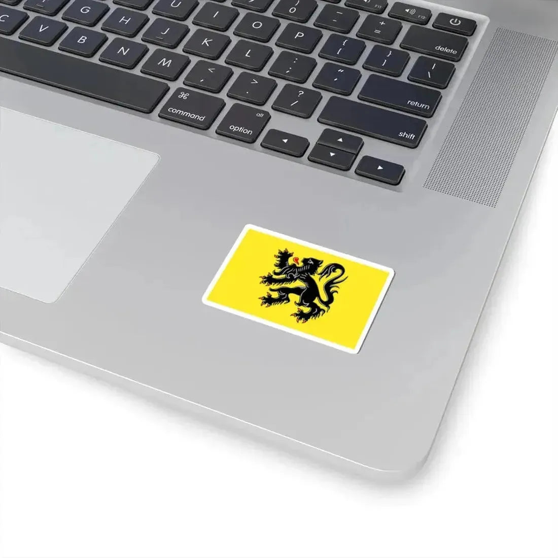 Flag of Flanders (Belgium) STICKER Vinyl Kiss-Cut Decal - The Sticker Space