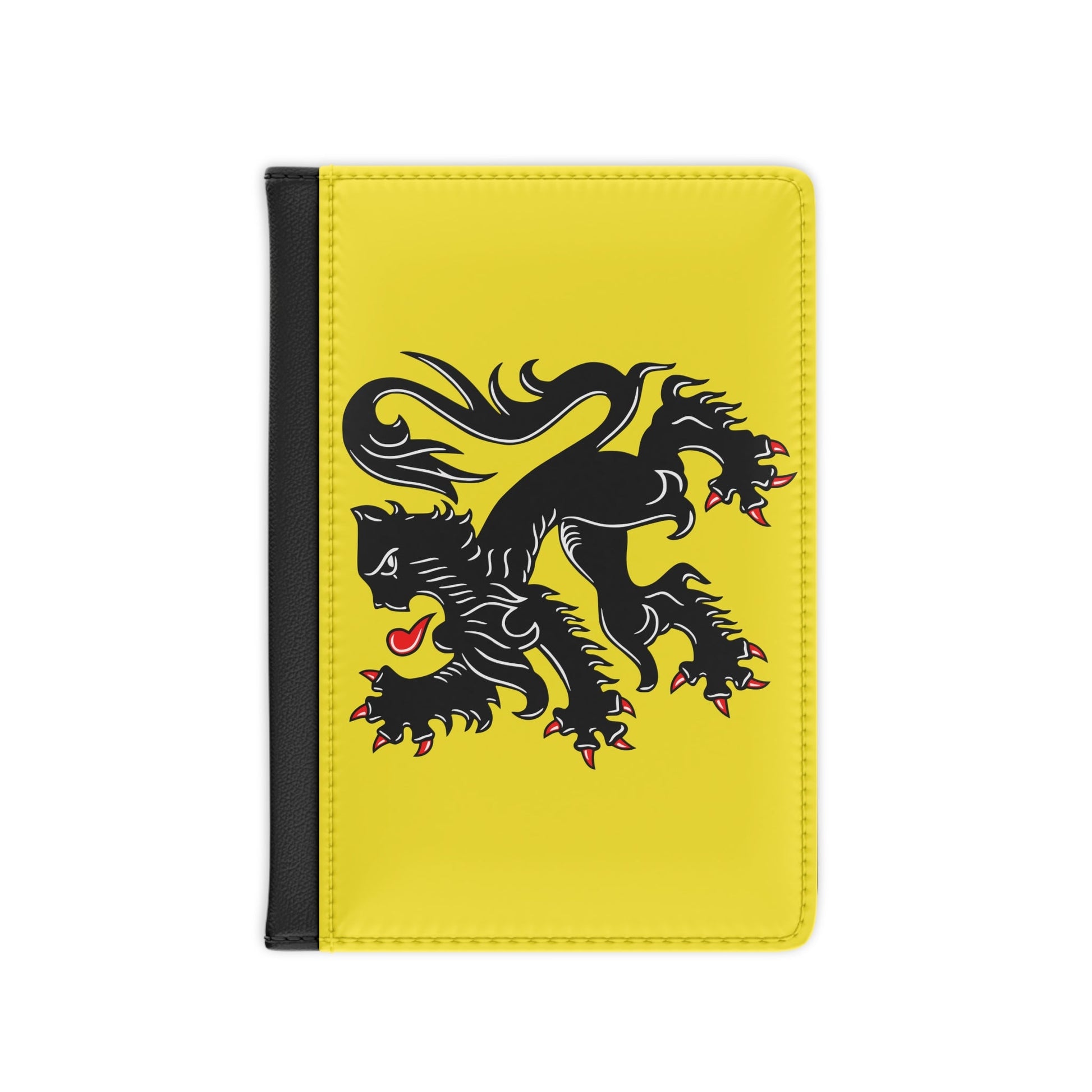 Flag of Flanders the Flemish Community and the Flemish Region Belgium - Passport Holder-3.9" x 5.8"-The Sticker Space