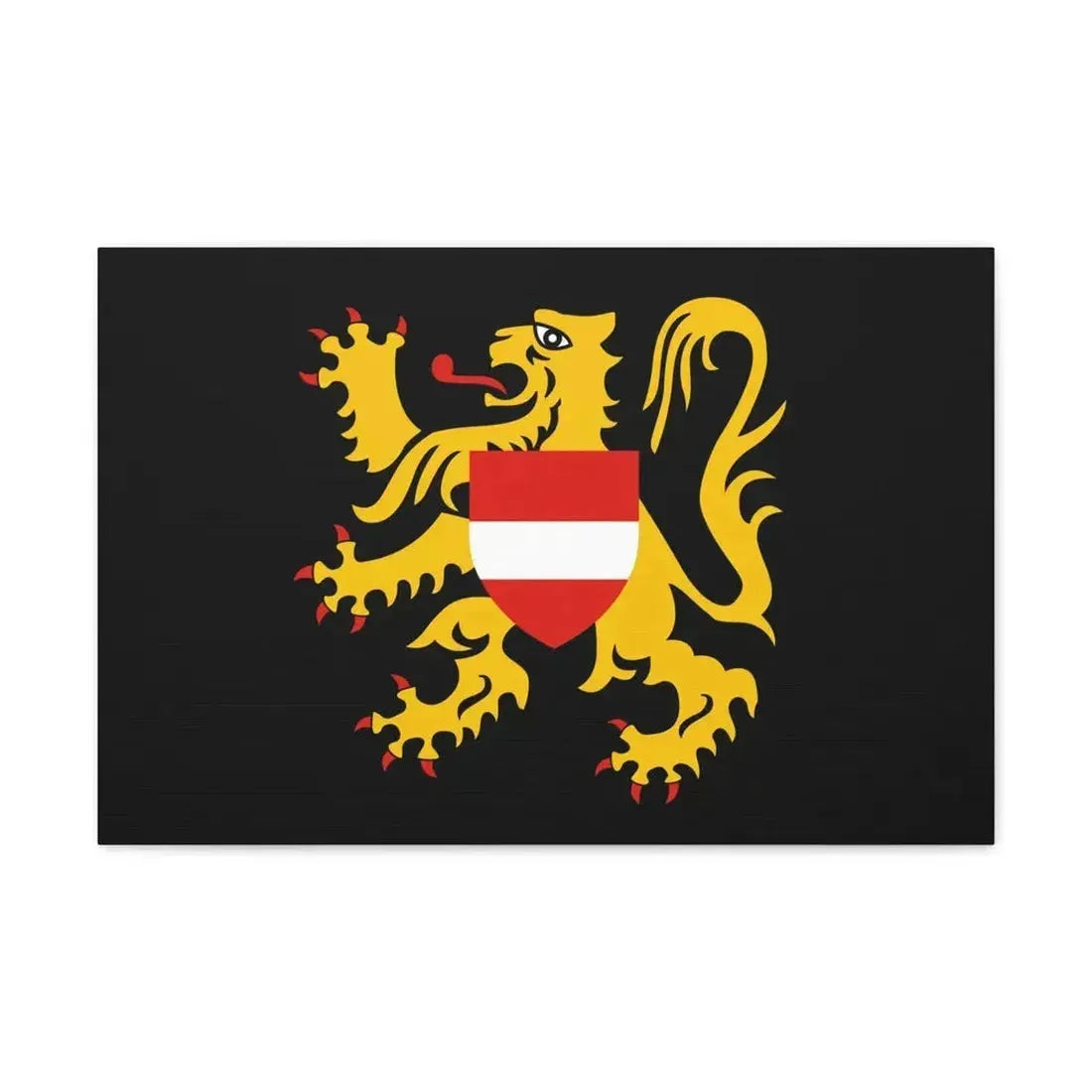Flag of Flemish Brabant Belgium - Canvas Wall Art - The Sticker Space