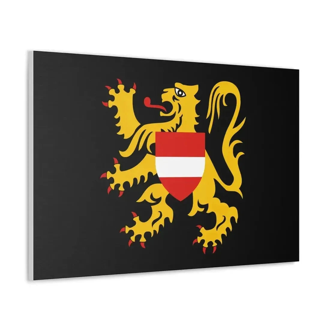 Flag of Flemish Brabant Belgium - Canvas Wall Art - The Sticker Space