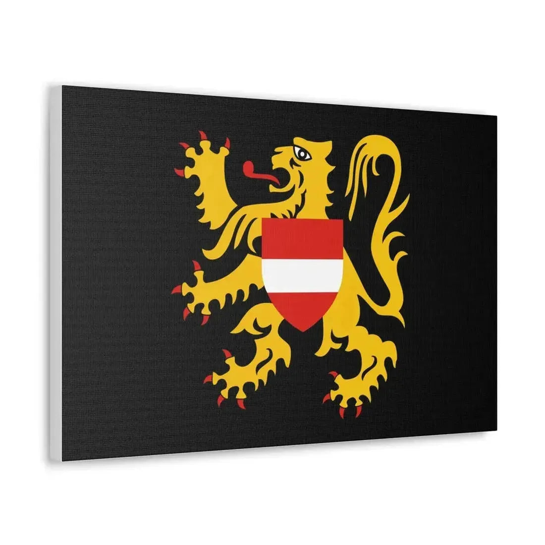 Flag of Flemish Brabant Belgium - Canvas Wall Art - The Sticker Space