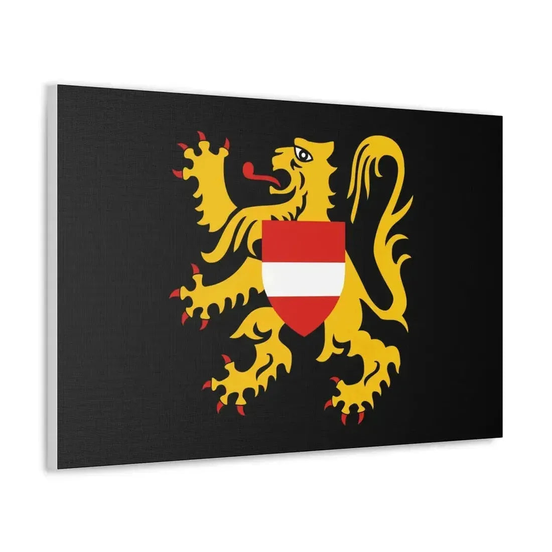 Flag of Flemish Brabant Belgium - Canvas Wall Art - The Sticker Space