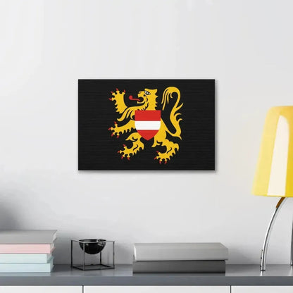 Flag of Flemish Brabant Belgium - Canvas Wall Art - The Sticker Space