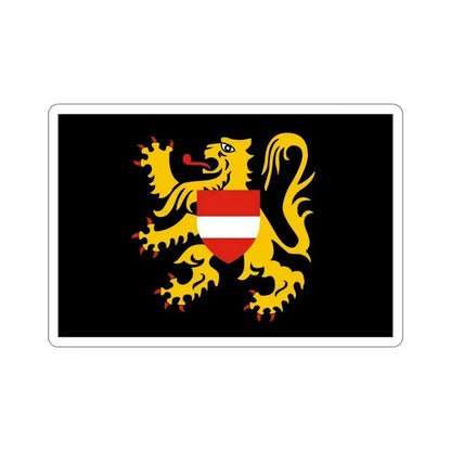 Flag of Flemish Brabant Belgium STICKER Vinyl Die-Cut Decal 6 Inch - The Sticker Space