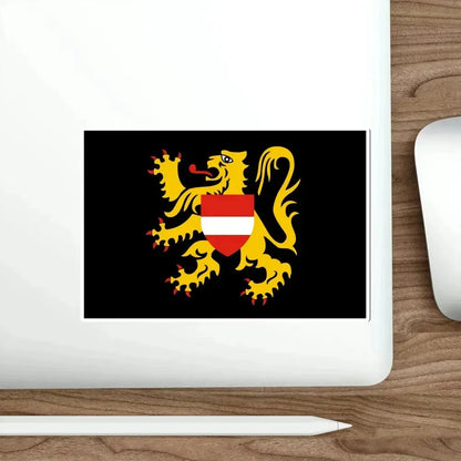 Flag of Flemish Brabant Belgium STICKER Vinyl Die-Cut Decal - The Sticker Space