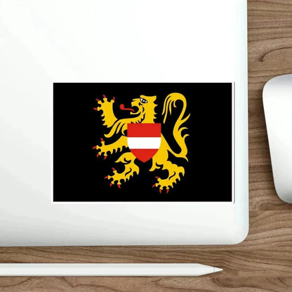 Flag of Flemish Brabant Belgium STICKER Vinyl Die-Cut Decal - The Sticker Space