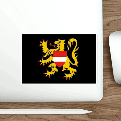 Flag of Flemish Brabant Belgium STICKER Vinyl Die-Cut Decal - The Sticker Space